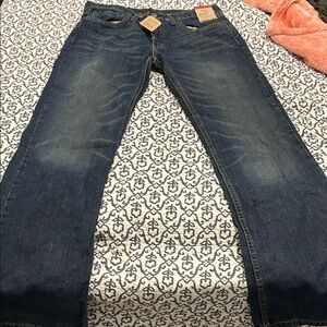 Levi's Dark Blue Slim Bootcut Jeans